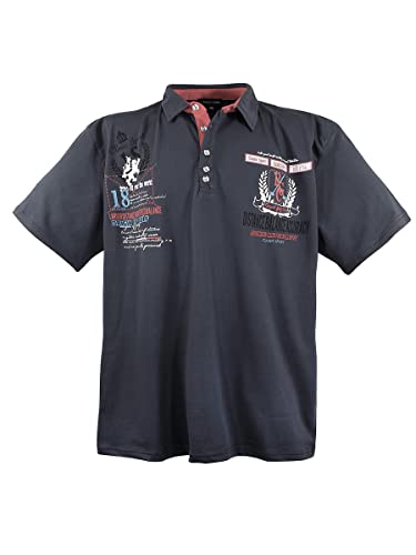 Polo-Shirt Kollektion Sommer 2017 in Bordeaux Rot von 3XL - 8XL (6XL)