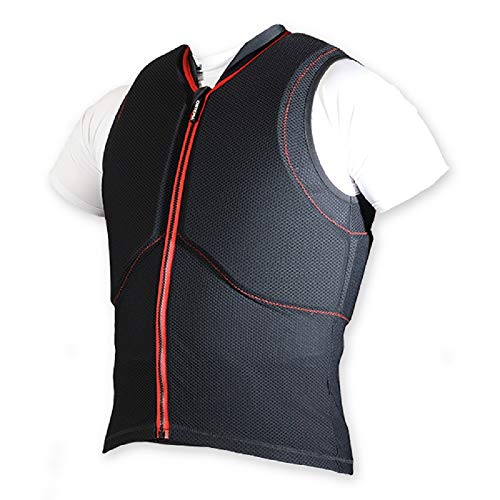 ORTHO-MAX Vest - Gr.XXL - Unisex - Ärmellose Weste mit integriertem ORTHO-MAX Rückenprotektor und Brust-/Rippenschutz