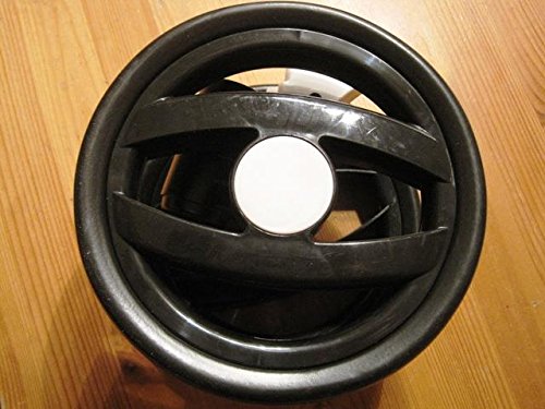 Peg Perego Doppel Vorder Rad schwarz weiß für Pliko P3 Compact und Switch schwarz/weiß ab Kollektion ab 2012