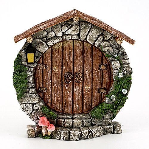 Top Collection Miniatur-Tür, runde Tür für Terrarium oder Märchen-Garten, 13,3 cm