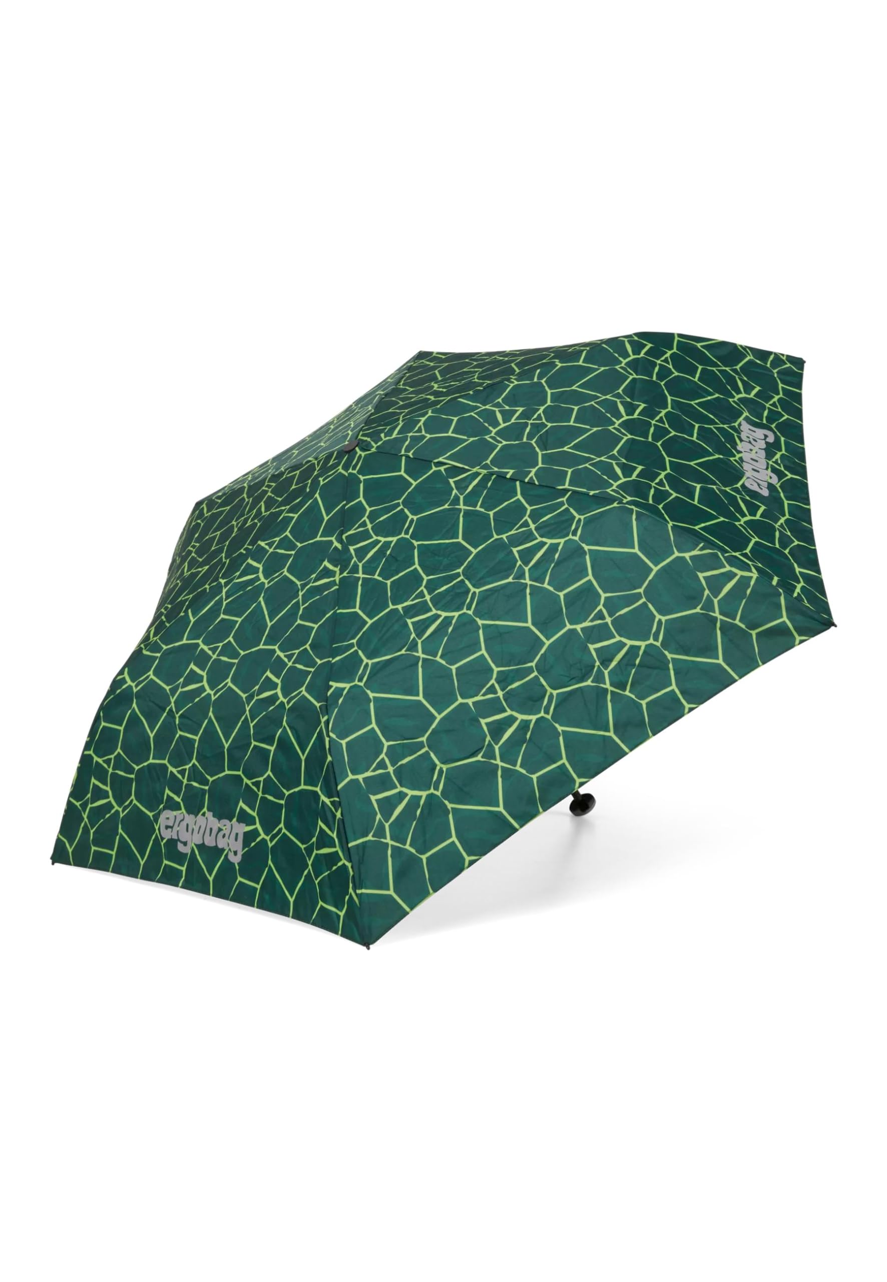 ergobag BearRex Regenschirm, Jugend-Unisex, Grün (Grün), Einheitsgröße