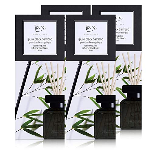 Essentials by Ipuro black bamboo 50ml Raumduft (4er Pack)