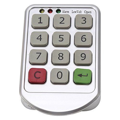 Homeriy Elektronisches Schrankschloss-Set, intelligentes digitales elektronisches Passwort-Tastenfeld für Schränke und Türen