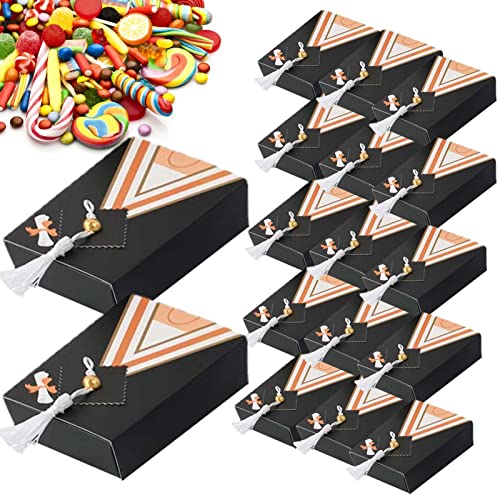 Geschenkbox Abschluss | 50-teilige Süßigkeitenbox in Form eines Bachelor-Kleides,Candy Goodie Chocolate Box, Congrats Graduation Party Favors Keepsake Boxes Delr
