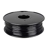 POM-Filament 1,75 mm, 3D-Druckerfilament 1 kg, mit Steifigkeit, Flexibilität, guter Kompression und Zugleistung-Schwarz