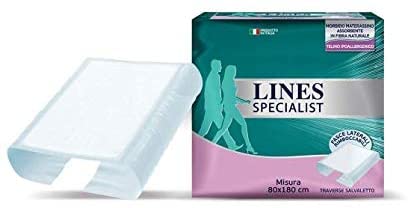 Lines Specialist Traversa, 26 Einlagen für Inkontinenz für Damen und Herren, 80 x 180 cm