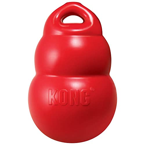 Kong HUNTER 61581 Hundespielzeug, Bounzer Large, 20 x 14 x 14 cm, rot