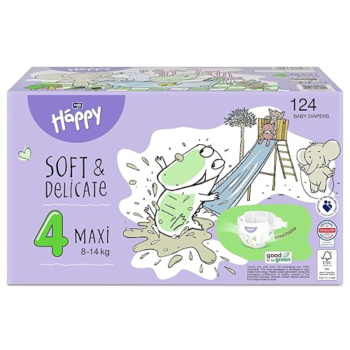 bella baby Happy Windeln Gr.4 Maxi 8-14 kg HAPPY BOX 124 Stück
