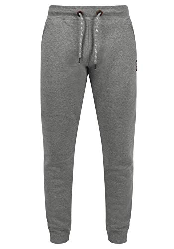 Indicode Hultop Herren Sweatpants Jogginghose Sporthose Regular Fit, Größe:L, Farbe:Grey Mix (914)