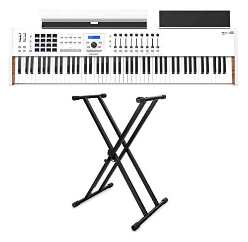 Arturia KeyLab 88 MKII Stage Set (USB/MIDI-Controller mit 88 Tasten & Software inkl. X-Keyboardständer)