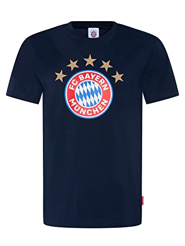FC Bayern München Herren T-Shirt Logo blau, 3XL
