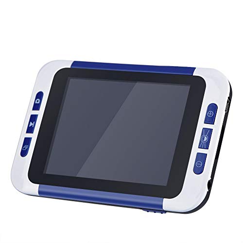 Diyeeni Portable Digital Video Magnifier, 2-32x Elektronische Lesehilfe Leselupen mit 3.5 Zoll TFT Display, 32GB TF Karte, Automatische Beleuchtungsanpassung, Sehhilfe Lesehilfe