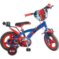 Fahrrad Marvel Spiderman 12 Zoll EN71 rot-kombi