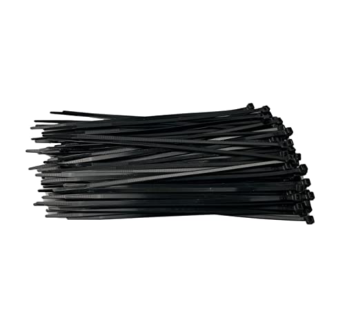 Kabelbinder – 2500 mm x 4,8 mm – hochwertige Nylon-Kabelbinder (1000, schwarz)