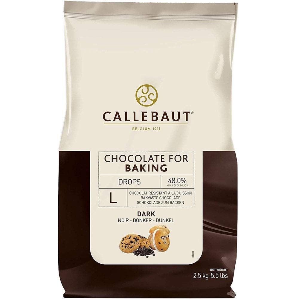 Callebaut Dunkle Schokolade Backspäne 2,5kg