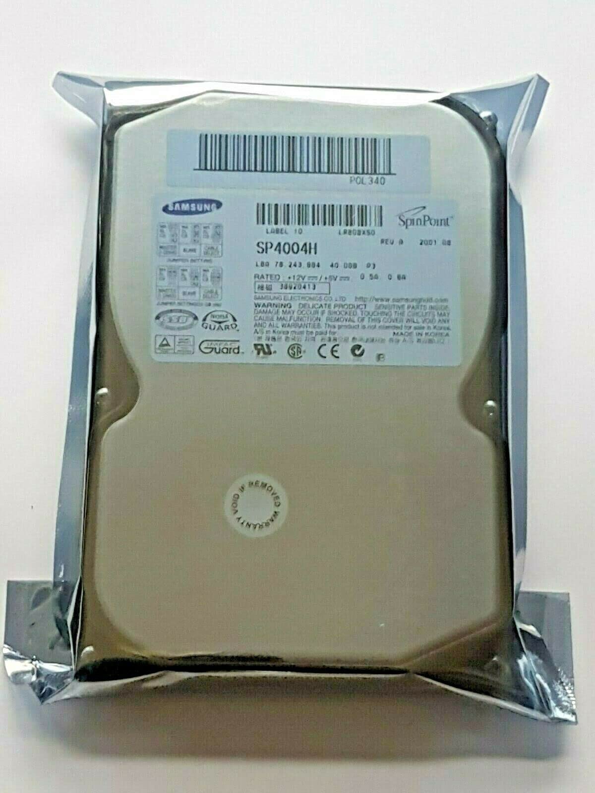 Festplatte 40GB IDE SP4004H 7200RPM P-ATA 2MB 3,5" intern