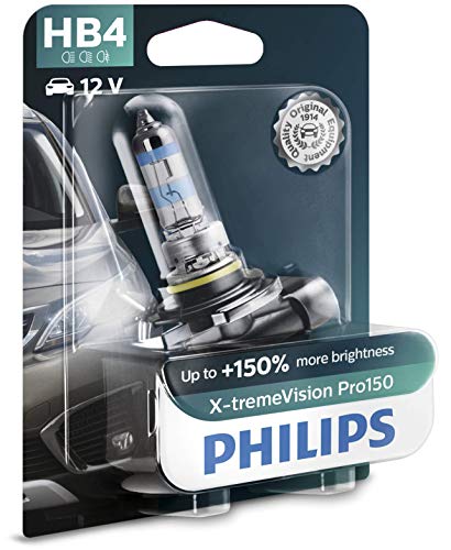 Philips X-tremeVision Pro150 HB4 Scheinwerferlampe +150%, Einzelblister, 559528, Single blister