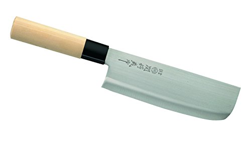 Herbertz Japanisches Kochmesser, Usuba, Klinge 17 cm Messer, grau, M