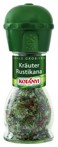 4x Kotanyi - Mühle Kräuter Rustikana