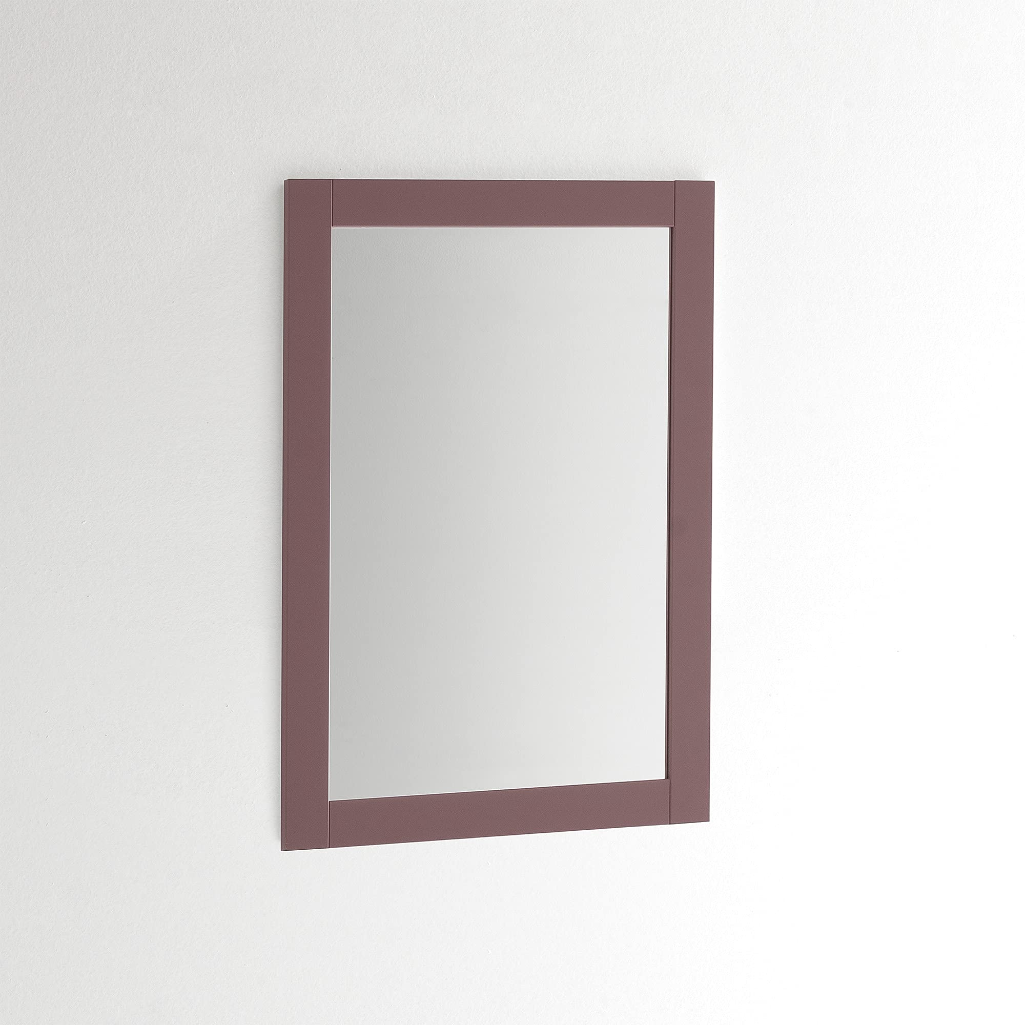 ARHome Wandspiegel, Smart, 70 x 50 cm, Rot, Spiegel, Made in Italy