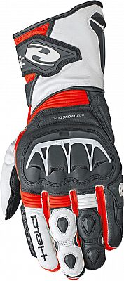 Held Motorradschutzhandschuhe, Motorradhandschuhe lang Evo-Thrux II Sport Handschuh schwarz/rot 9, Herren, Sportler, Ganzjährig, Leder