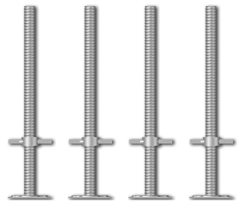 Fußplatte Eco mit Stahlspindel | Rollfix 2.0 (4 Stück)
