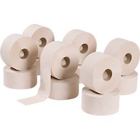 Tork Mini Jumbo Toilettenpapier Natur T2, Advanced-Qualität, 2-lagig, 12 × 170 m, 120377