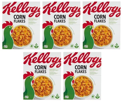 10er-Pack Kelloggs Corn Flakes der knusprige Klassiker Frühstückscerealien Cerealien Getreide 250g
