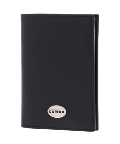 oxmox Leather Kombibörse RFID 12.5 cm black