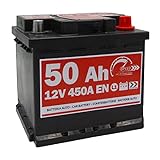 Autobatterie SPEED L150 - 12V 50Ah 450A/EN - Starter 30% mehr Leistung