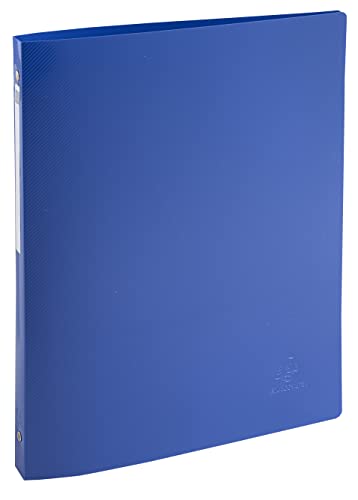 Exacompta - Ref. 51110E - Karton mit 20 weichen Ordnern Bee Blue - 4 runde Ringe Durchmesser 15 mm - Rücken 20 mm - Außenmaße 32 x 25 cm - Format DIN A4 - verschiedene Farben