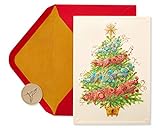 Papyrus Weihnachtskarten in Box, Weihnachtsbaum mit Weihnachtsverzierungen, 12 Stück