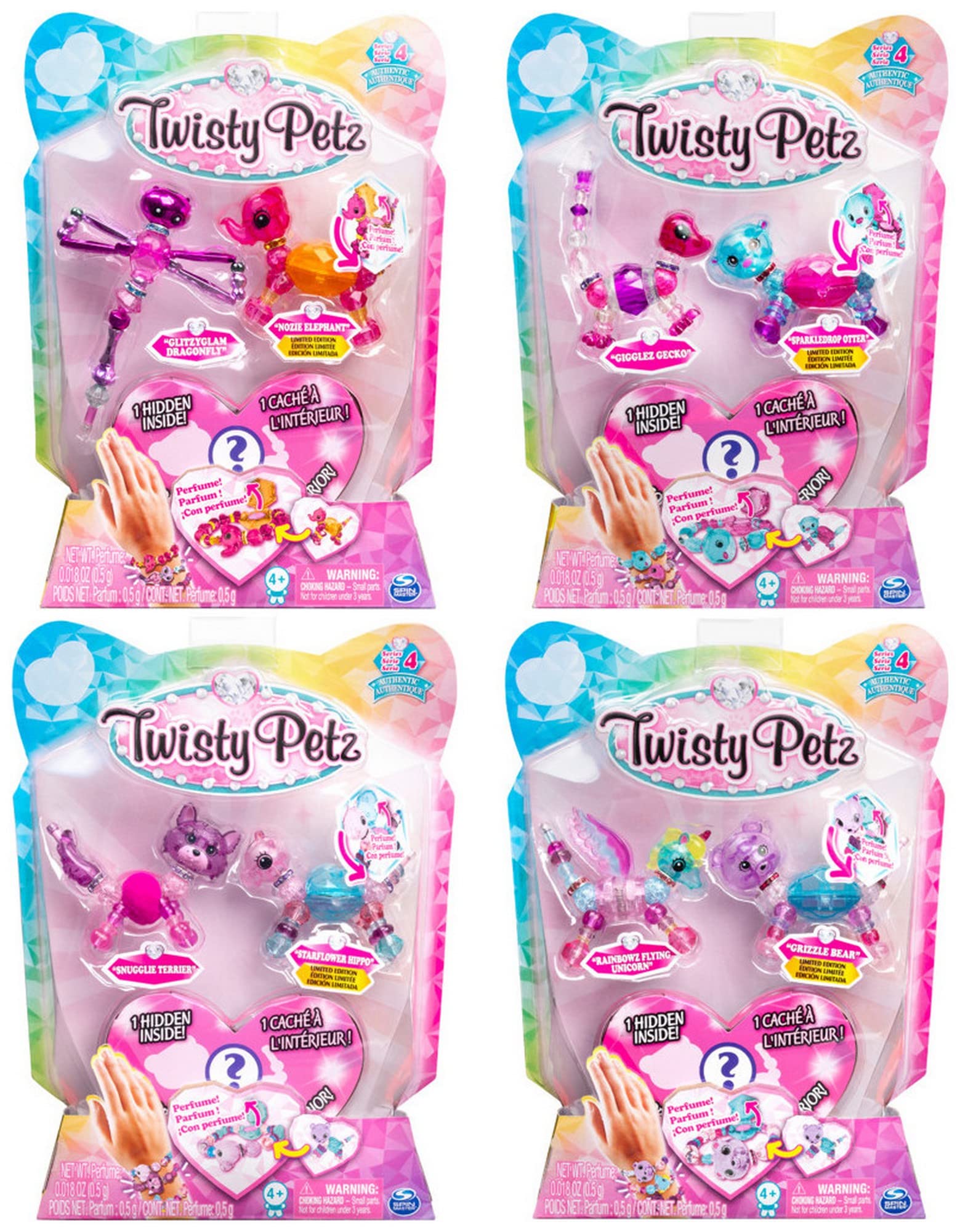 Twisty Petz 6044203 Verwandlungsarmbänder für Kinder 3er Set, unterschiedliche Produktvarianten