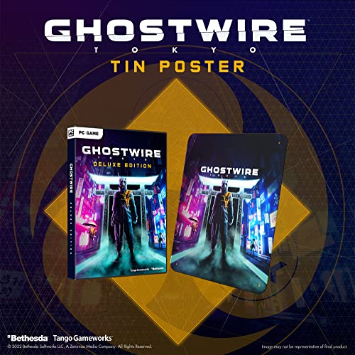 Ghostwire Deluxe Edition with Metal Poster (Exclusive to Amazon.co.uk) (Windows 8)