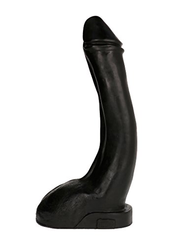 Domestic Partner Deep Penetrator - gebogen realisticher Dildo - Schwarz