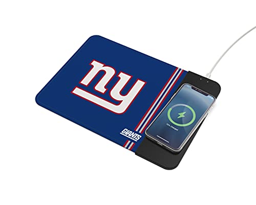 SOAR NFL Wireless Charging Mouse Pad, New York Giants