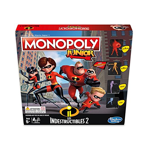 Monopoly – Spiel Junior Unzerstörbares – Gesellschaftsspiel – E1781