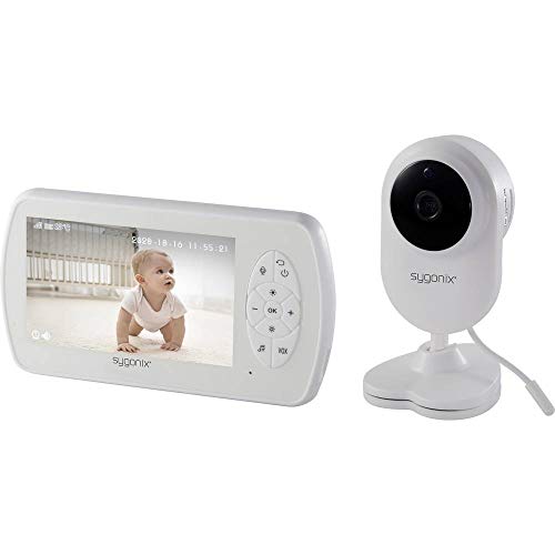 sygonix HD Baby Monitor SY-4548738 Babyphone mit Kamera Kabellos 2.4GHz