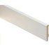 acerto 41058 - MDF Sockelleisten weiß 25 lfm - Randleiste für Boden - Scheuerleisten in verschiedenen Größen - Wandabschlussleiste aus extra robustem MDF - Sockelleiste aus Holz (16x80mm)