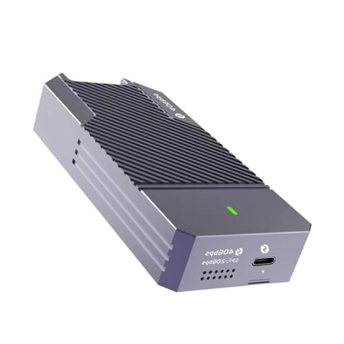 oueyfer 40 Gbit/s Externe Festplatte M.2 NVMe PCIe SSD Gehäuse Gehäuse Für 3/4 USB3.2/3.1/3.0/2 0 Disk Box 40 Gbit/s SSD Gehäuse