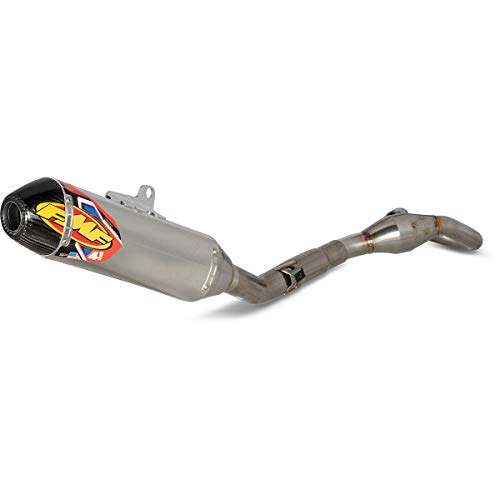 HON CRF450R'21 S/S ALUM FACT-4.1 RCT W/C-F END CAP CMPLT EXHAUST SYSTM W/SS MGBMB HDR