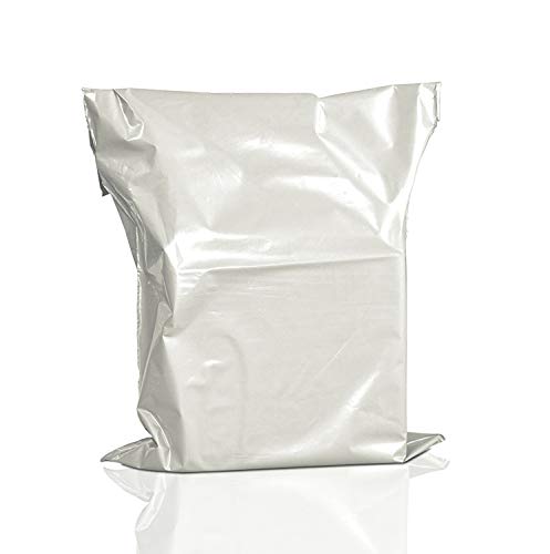 Weiße Versandtaschen aus Kunststoff, selbstklebend, 55,9 x 76,2 cm, 50 Stück