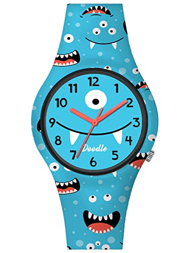 Doodle Watch Kinderuhr Monster Quarz mit Silikonband DO32011