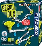KOSMOS 617288 Gecko Run - Starter-Set, Starter Set, Erweiterbare Kugelbahn für Kinder, Vertikale Kugelbahn, Murmelbahn, Lernspielzeug und Konstruktionsspielzeug ab 8 Jahren, Mehrsprachig