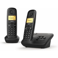 A270 A Duo Schnurlostelefon mit Anrufbeantworter schwarz