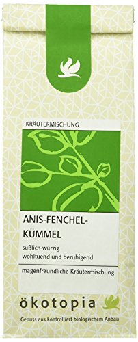 Ökotopia Kräutermischung Kräutertee Anis-Fenchel-Kümmel, 5er Pack (5 x 100 g)