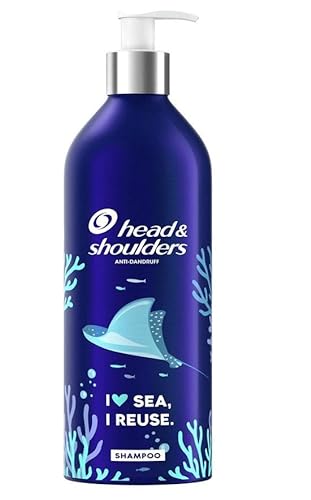 6er Pack - Head & Shoulders Shampoo in nachfüllbarer Aluminiumflasche - Classic Clean - 430ml