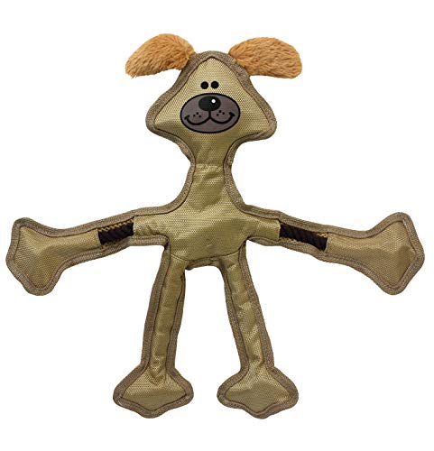 Von Multipet 43322–1 Skele-Ropes Tiere Spielzeug, Hund, 38,1 cm Tan