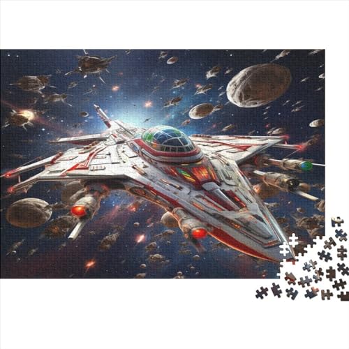 Space Ship Puzzles Für Erwachsene 500 Teile Puzzles Für Erwachsene Puzzles 500 Teile Für Erwachsene Anspruchsvolles Spiel Ungelöstes Puzzle 500pcs (52x38cm)