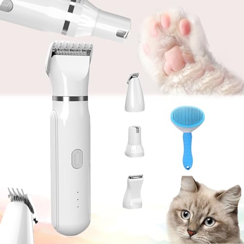 Petstyle Pro 4 Different Blades, Petstyle Pro, Pets Grooming Set, Pet Style Pro 4 Different Blades, Cabbage Pets Petstyle Pro 4 Different Blades, Usb Rechargeable Pet Clippers (1)
